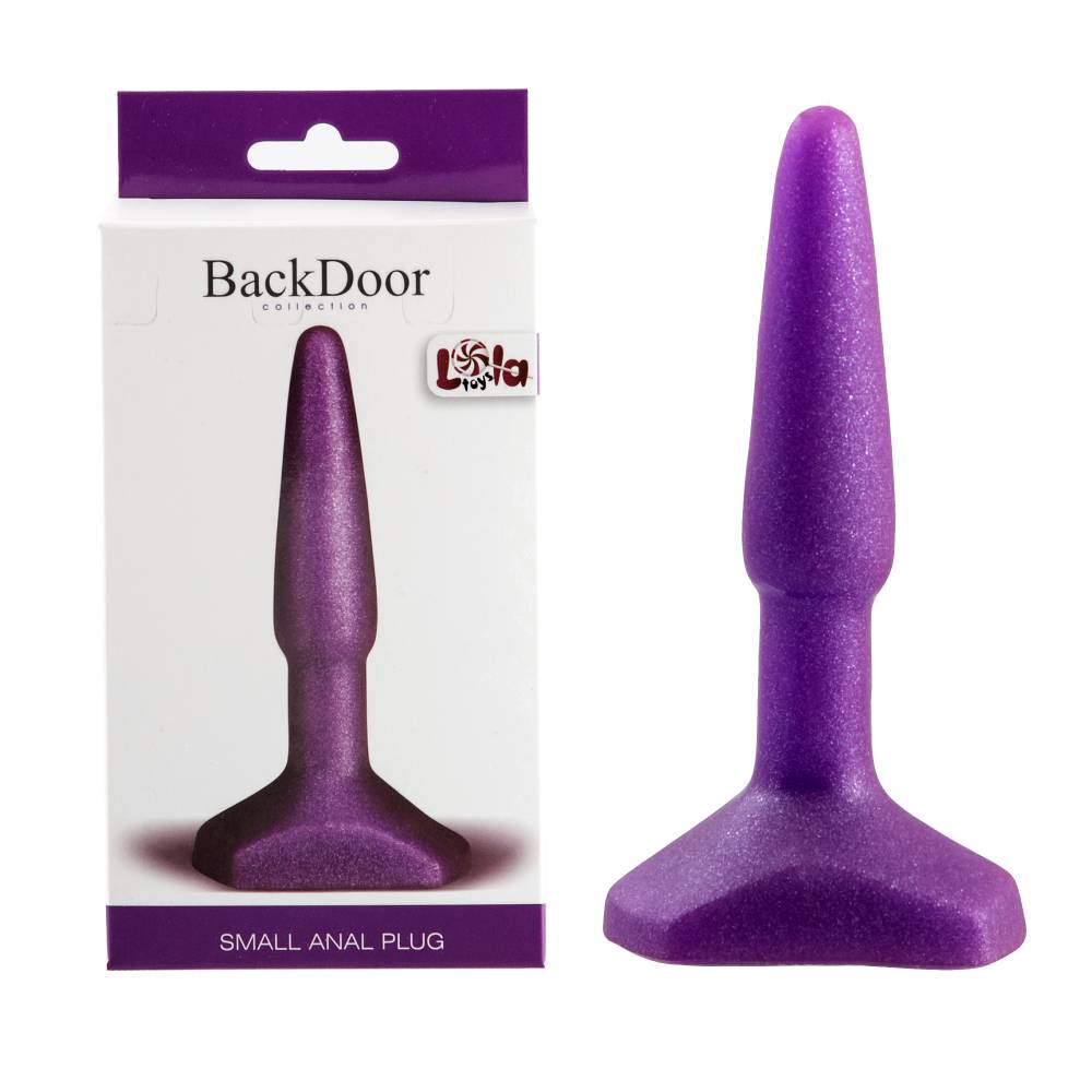 АКЦИЯ 30% Анальная втулка SMALL ANAL PLUG PURPLE Pure Elastic, фиолетовая, 12(10)х2 см АКЦИЯ 30% Анальная втулка SMALL ANAL PLUG PURPLE Pure Elastic, фиолетовая, 12(10)х2 см