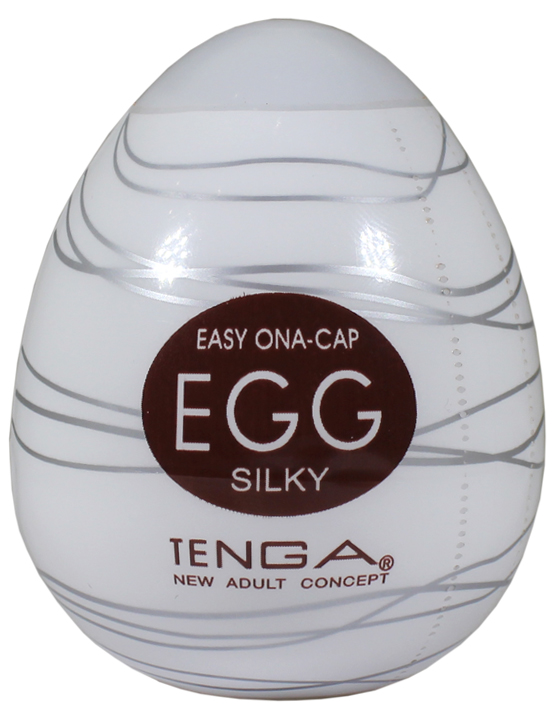 Мастурбатор-яйцо IENGA SILKY, силикон