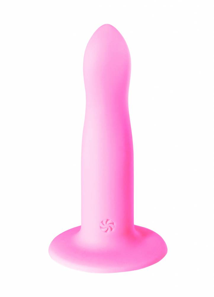 Нереалистичный фаллоимитатор FLOW EMOTIONAL PINK жидкий силикон, розовый, 13(12)х2,9 см