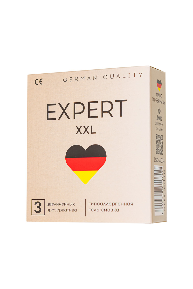 Презервативы EXPERT XXL GERMANY увеличенного размера, 3 шт.