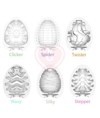 Мастурбатор-яйцо TENGA EGG WAVY, силикон, 7х5,3 см