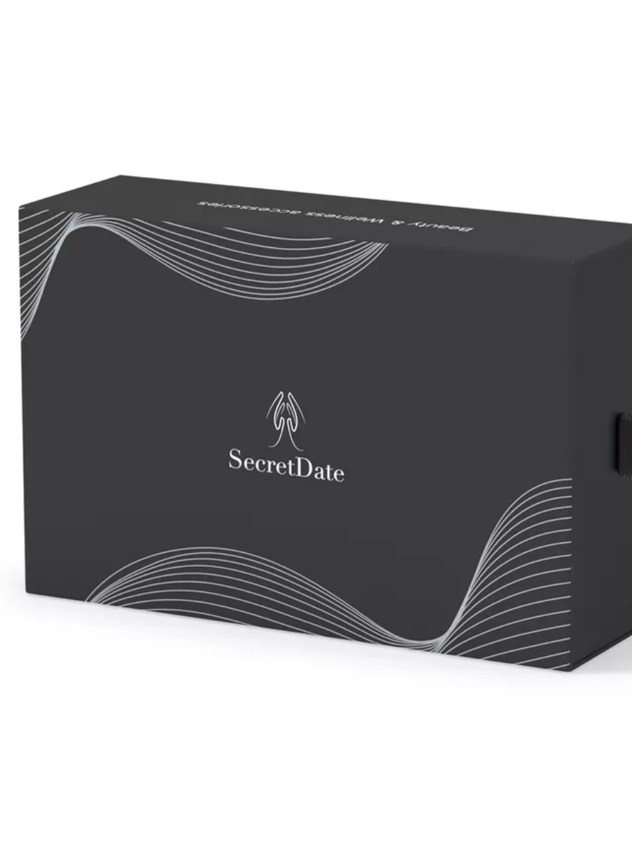 Виброкольцо SecretDate c пультом ДУ, 10 режимов, силикон, темно-серое, 7,5х5,5 см