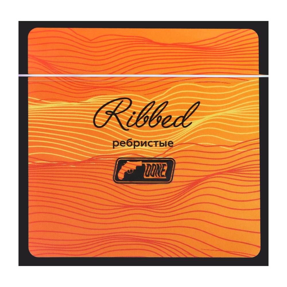 Презервативы RIBBED ребристые, 3 шт