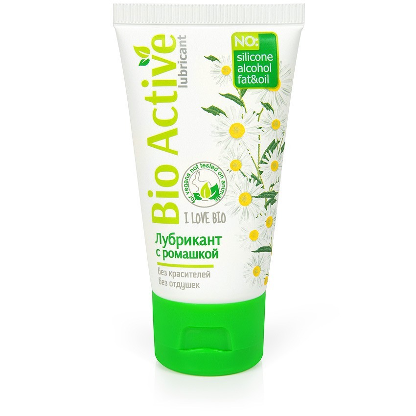 Гель-любрикант BIO ACTIVE  с ромашкой и D-пантенолом, 50 гр