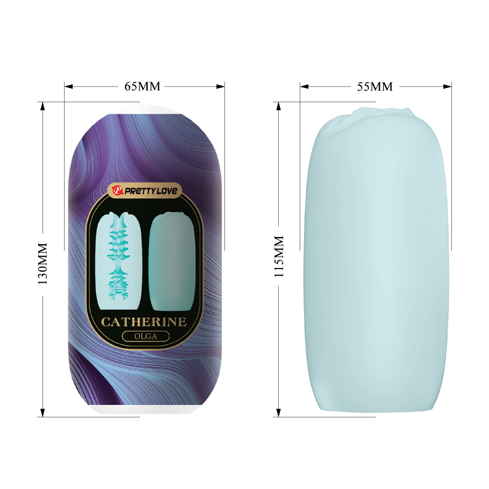 Маструбатор PRETTY LOVE CATHERINEL, ТПР, 13(11,5)х6,5(5,5) см