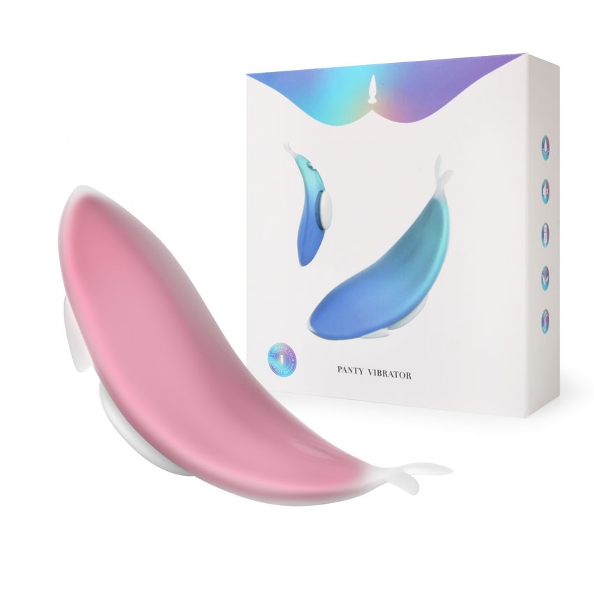 Вибратор в трусики  PANTY VIBRATOR  с магнитом, 10 режимов, пульт ДУ, силикон, розовый, L 120 мм D 45 мм, 10 режимов вибрации, дистанционный пульт, силикон, розовый, 12х4,5 см