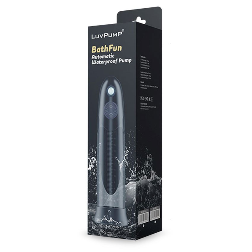 Автоматическая вакуумная помпа BATHFUN, 3 скорости всасывания, длина 30,5 см, диаметр 6 см
