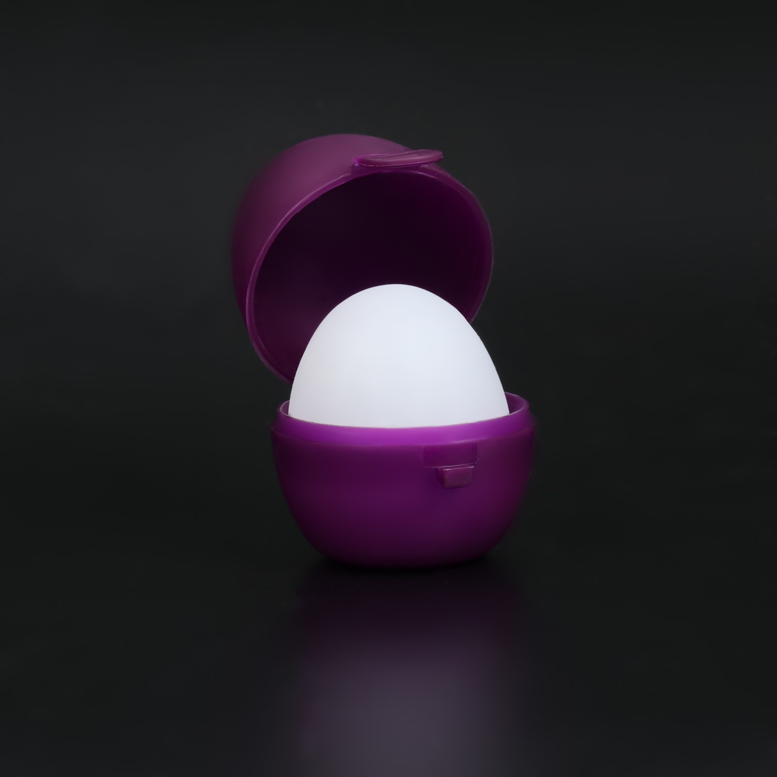 Акция 50% Мастурбатор-яйцо EGG рельефный, в футляре, бордовый, 6,6 х 6 см (небольшой дефект поверхности корпуса)