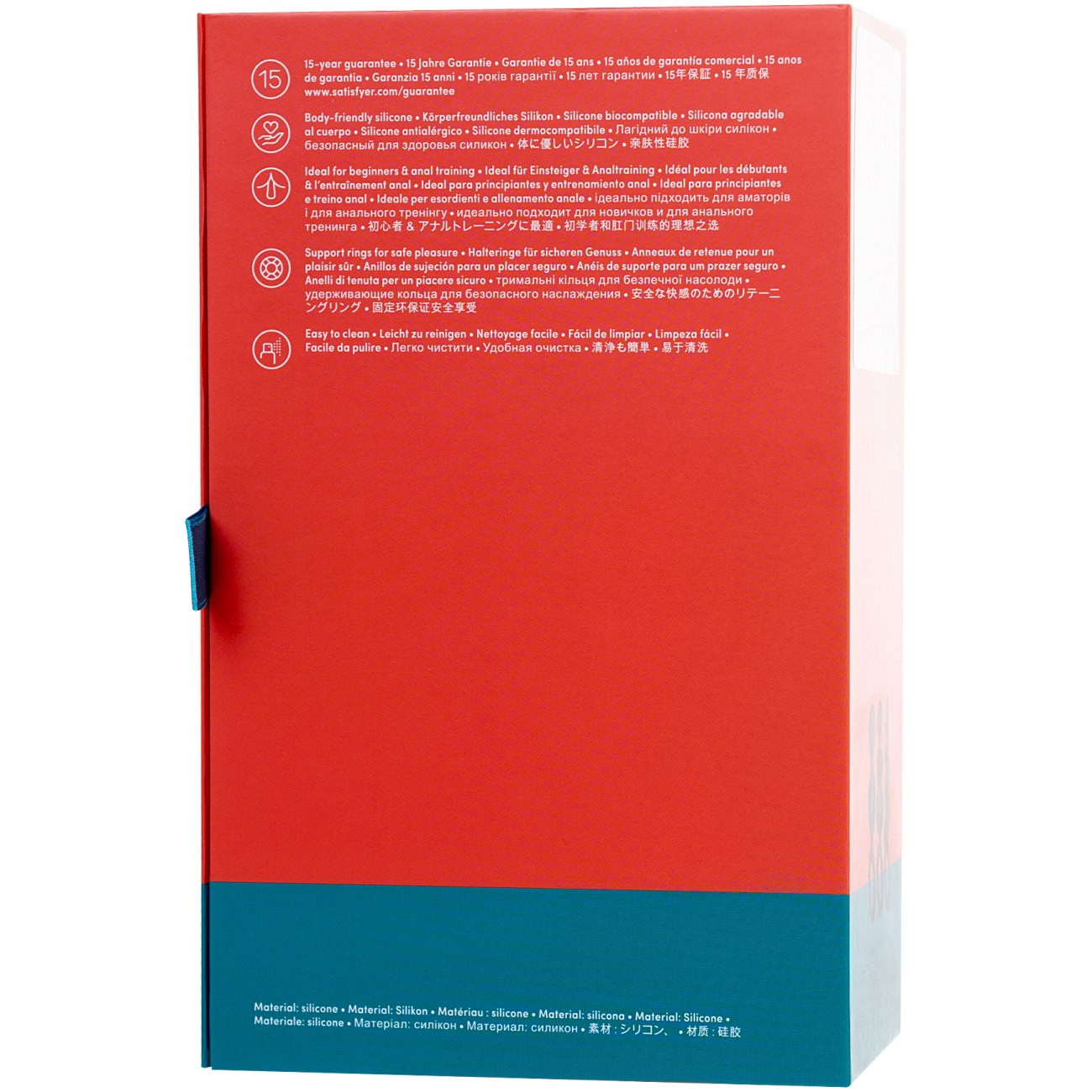 Набор анальных стимуляторов BOOTY CALL PLUGS от SATISFYER, 3 позиции, силикон, черные 