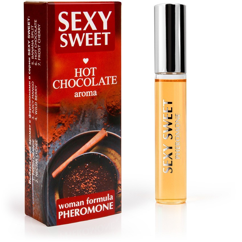 Парфюм   для тела SEXY SWEET HOT CHOCOLATE с феромонами 10 мл 