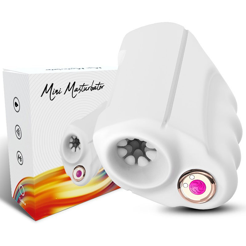 Мастурбатор   MASTIC с вибрацией, сквозным отверстием, 9 режимов вибрации, силикон, белый, 11,7х7,6 см  Мастурбатор   MASTIC с вибрацией, сквозным отверстием, 9 режимов вибрации, силикон, белый, 11,7х7,6 см