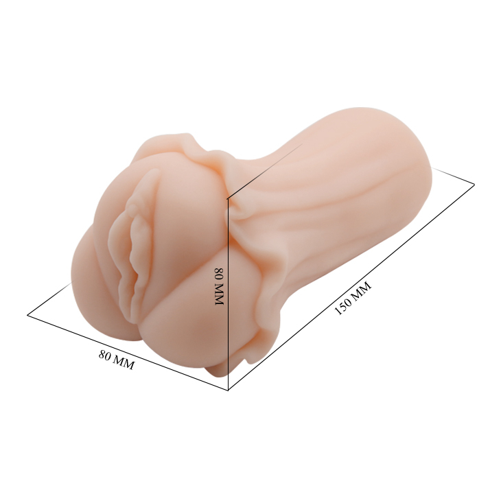 Мастурбатор-Вагина  CINDY реалистичный, внутренний рельеф, ТПЕ, телесный, 15х8х8 см