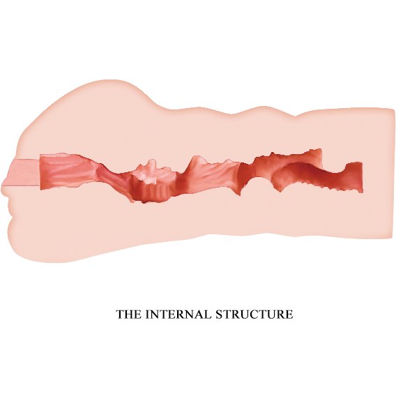 Мягкий ручной мужской мастурбатор- ВАГИНА Crazy Bull MAVIS, цвет телесный, 15,2х7,2 см