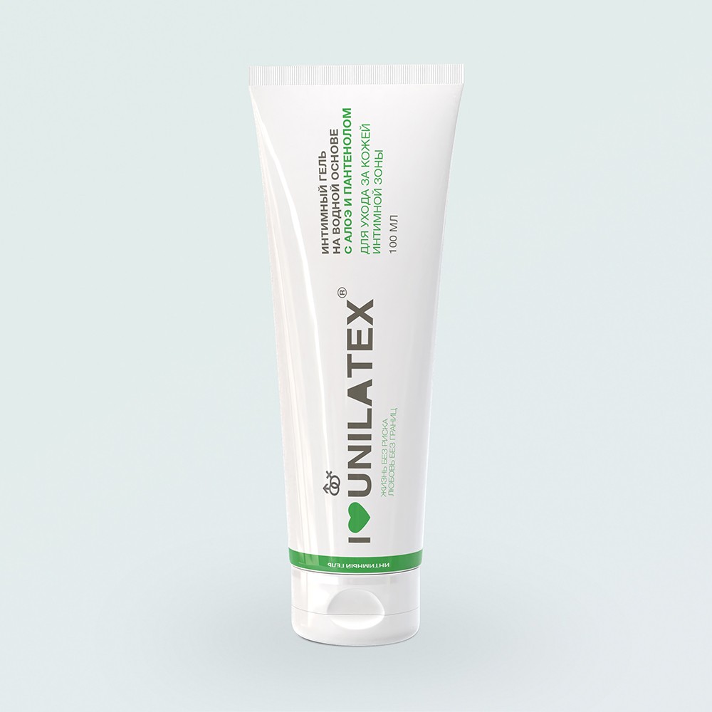 Гипоаллергенный гель UNILATEX GEL на водной основе, с алоэ, д-пантенолом, 100 мл Гипоаллергенный гель UNILATEX GEL на водной основе, с алоэ, д-пантенолом, 100 мл