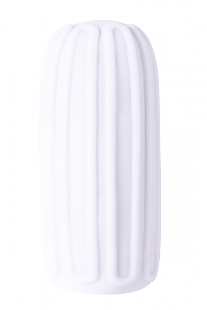 Эластичный мастурбатор MARSGMALLOW  MAXI SYPYRY WHITE  рельефный, многоразовый, ТПЕ,  белый, 13,9х5,2 см 