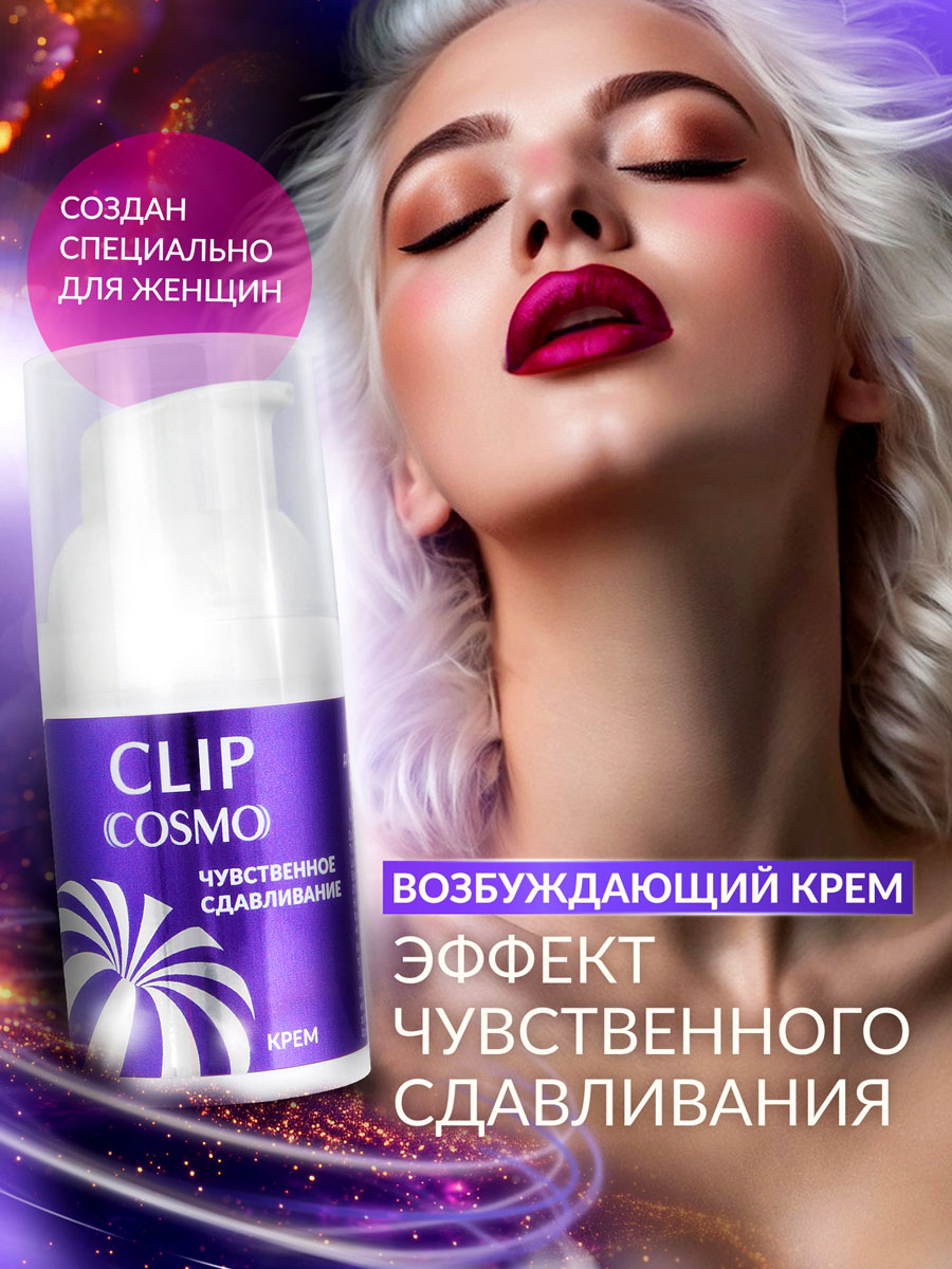 Возбуждающий интимный крем быстрого действия G-SPOT серии COSMO, дозатор, 28 гр